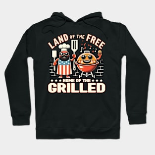 Land of the Free, Home of the Grilled - Memorial Day Hoodie